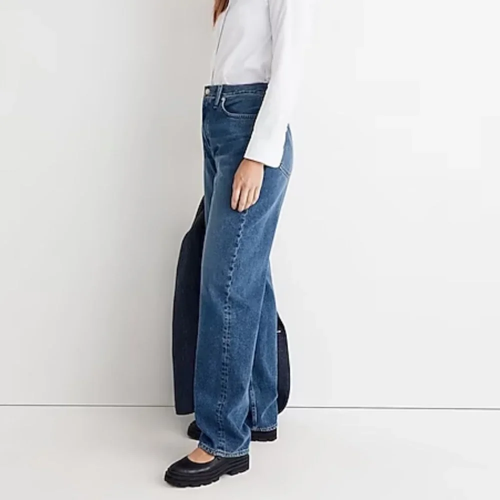 Madewell Baggy Straight Jeans in Firthway Wash - Picture 3 of 9